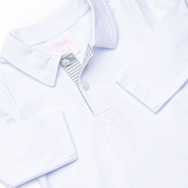 Levi Pant Set, Sage Stripe