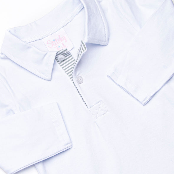 Levi Pant Set, Sage Stripe