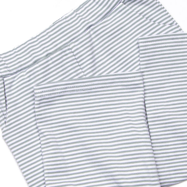 Levi Pant Set, Sage Stripe