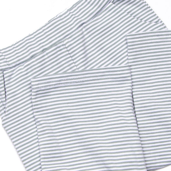 Levi Pant Set, Sage Stripe