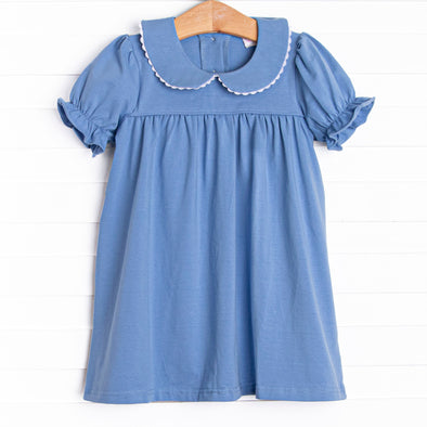 Goodbye Blue Skies Dress, Blue