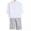 Levi Pant Set, Sage Stripe