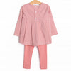 Pinky Promise Plaid Legging Set, Pink