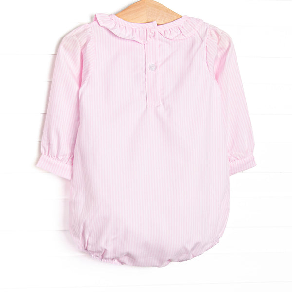 Golfing Gal Applique Ruffle Neck Bubble, Pink