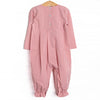 Pinky Promise Plaid Romper, Pink