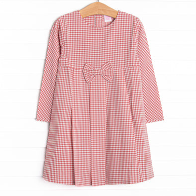 Pinky Promise Plaid Dress, Pink