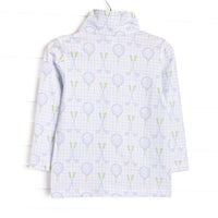 Golfing in Gingham Pullover, Blue