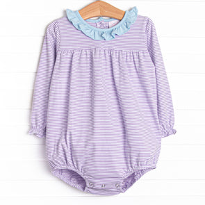 Amelia Bubble, Blue and Purple Stripe