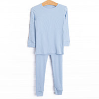 Blue Sky Bamboo Pajama Set, Blue