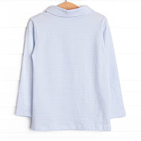 Game Time Embroidered Pullover, Blue