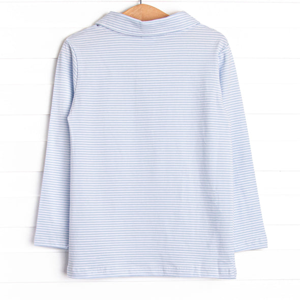 Game Time Embroidered Pullover, Blue