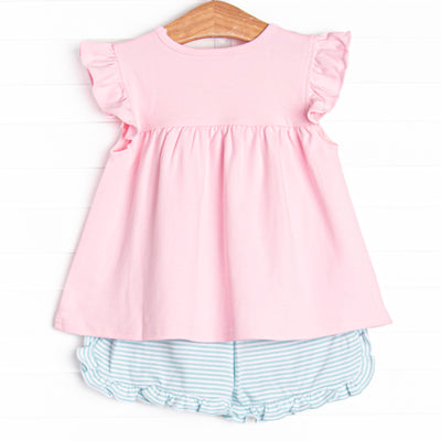 Caitlyn Pima Short Set, Pink
