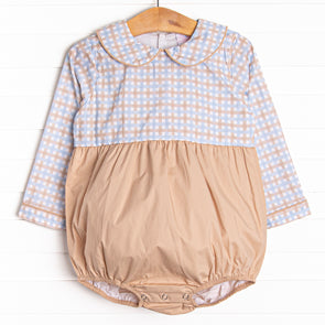 William Bubble, Tan and Blue Plaid