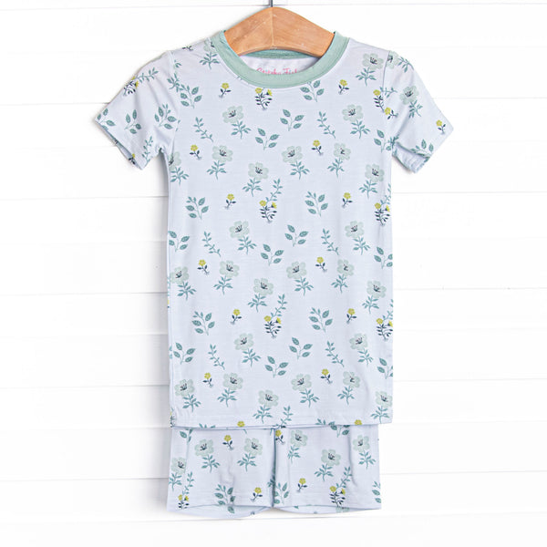 Right Place and Thyme Bamboo Pajama Short Set, Green