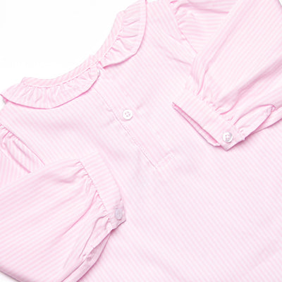 Golfing Gal Applique Ruffle Neck Legging Set, Pink