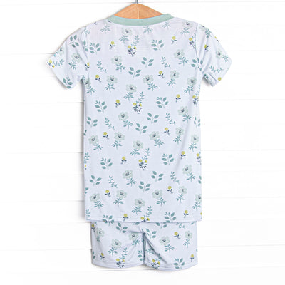 Right Place and Thyme Bamboo Pajama Short Set, Green