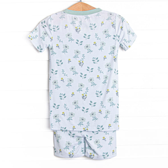 Right Place and Thyme Bamboo Pajama Short Set, Green