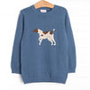 Pointer Pup Sweater, Blue