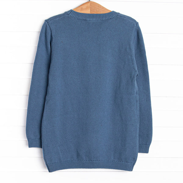 Pointer Pup Sweater, Blue