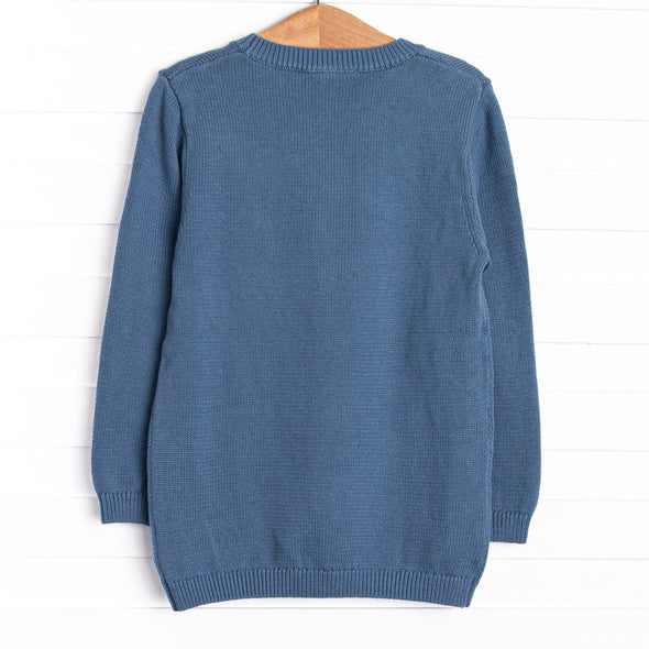 Pointer Pup Sweater, Blue
