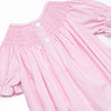 Spooky Spider Smocked Bubble, Pink Gingham