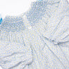 Bow Me Away Smocked Bubble, Blue