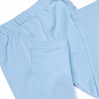 Bow Me Away Smocked Legging Set, Blue