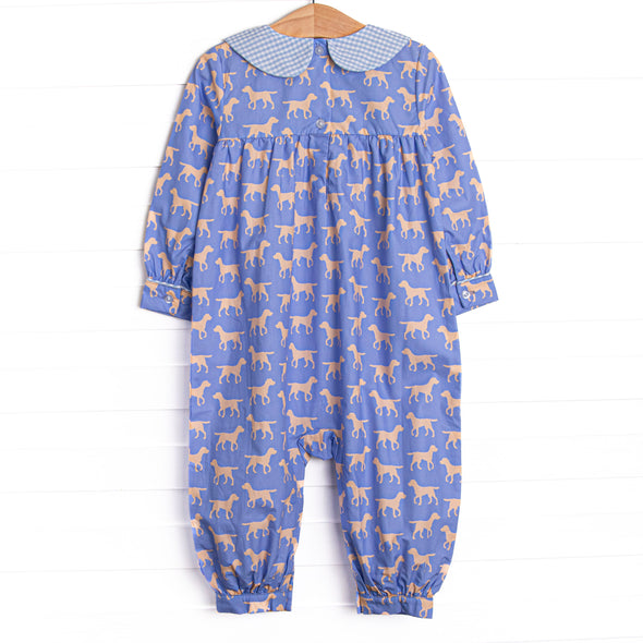 Caring Companion Romper, Blue