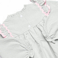 Schoolyard Sage Flutter Sleeve Bubble, Green
