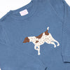 Pointer Pup Sweater, Blue