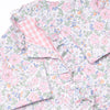 Quilted Ruffle Coat, Pink Floral