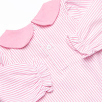 Gingham on the Green Applique Bubble, Pink