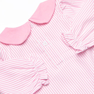 Gingham on the Green Applique Bubble, Pink