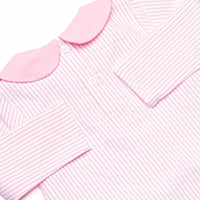 Gingham on the Green Applique Legging Set, Pink