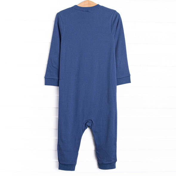Best in Show Applique Romper, Blue