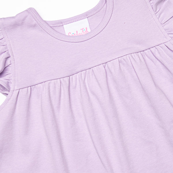 Caitlyn Pima Short Set, Purple