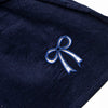 Poised Plaid Bows Applique Dress, Blue