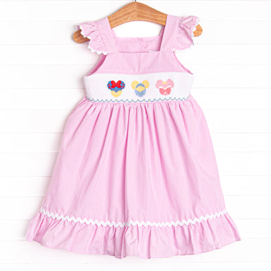 Princess Pals Smocked Dress, Pink