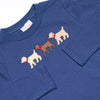 Best in Show Applique Pant Set, Blue