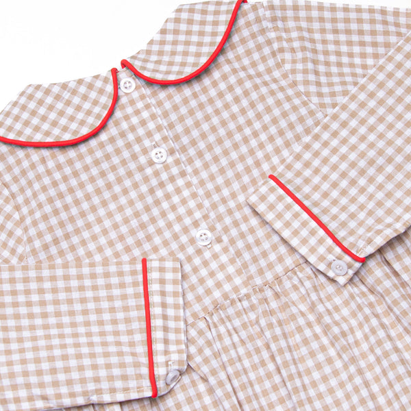 Seventh Inning Stretch Applique Bubble, Tan