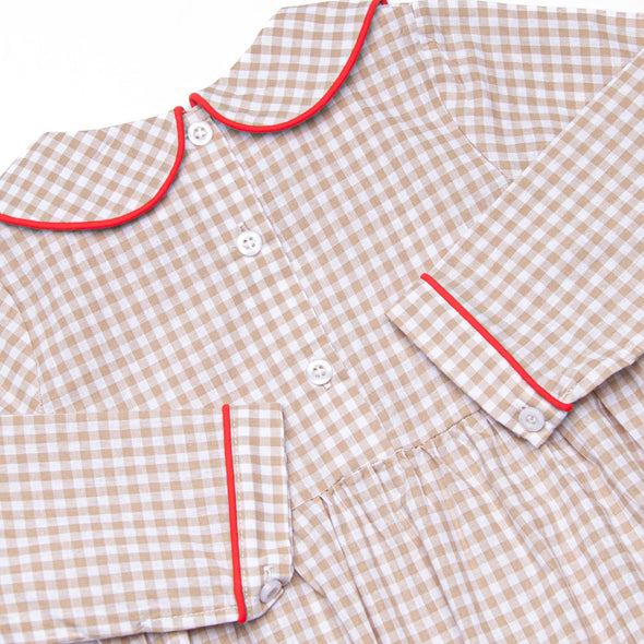 Seventh Inning Stretch Applique Bubble, Tan