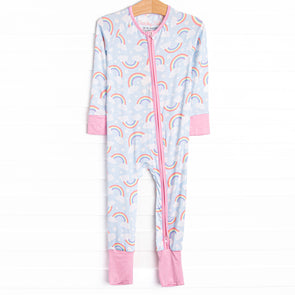Restful Rays Bamboo Zippy Pajama, Blue