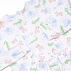 Zoo Park Pals Romper, Blue