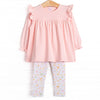 Pinwheel Pumpkin Patch Legging Set, Pink