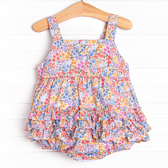 Sporadic Sprouts Ruffle Bubble, Red