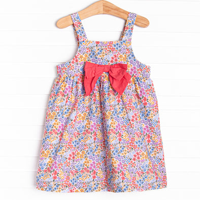 Sporadic Sprouts Dress, Red