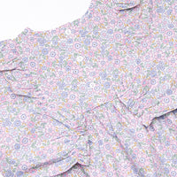 Poppy Fields Scalloped Flutter Sleeve Legging Set, Pink
