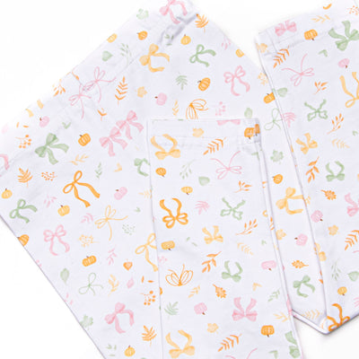 Pinwheel Pumpkin Patch Legging Set, Pink