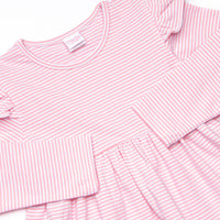 Game Time Flutter Sleeve Legging Set, Pink