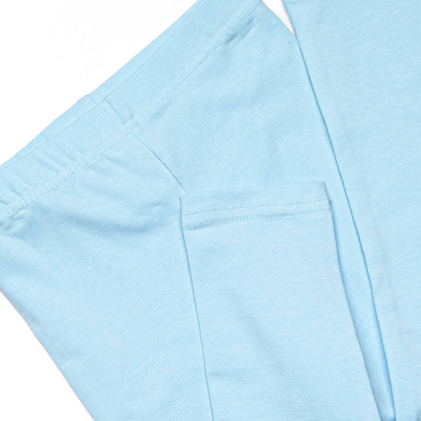 Classically Corded Legging Set, Blue